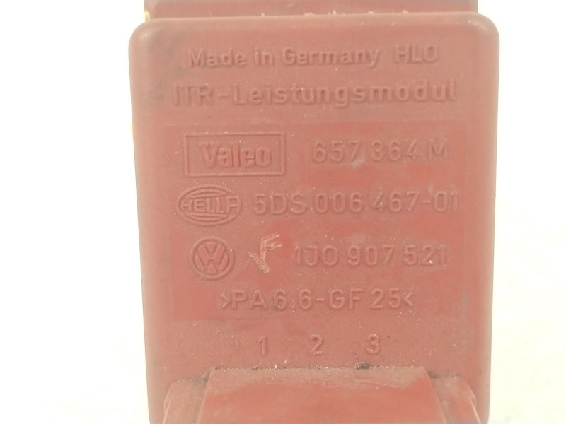 Recambio de resistencia calefaccion para audi tt roadster (8n9) 1.8 t referencia OEM IAM 1J0907521 657364M 5DS00646701