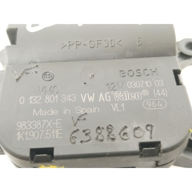 Recambio de motor apertura trampillas climatizador para seat leon (1p1) 1.6 tdi referencia OEM IAM 1K1907511E  