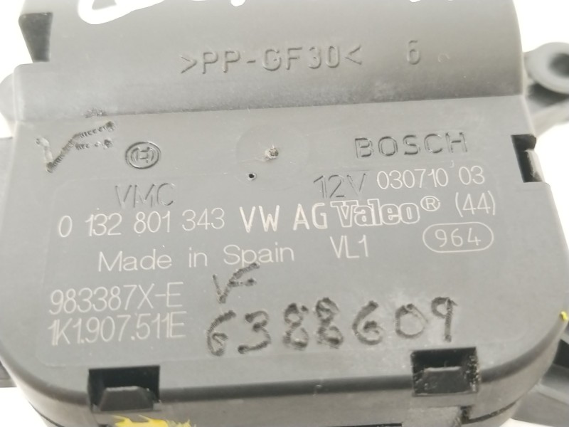 Recambio de motor apertura trampillas climatizador para seat leon (1p1) 1.6 tdi referencia OEM IAM 1K1907511E  