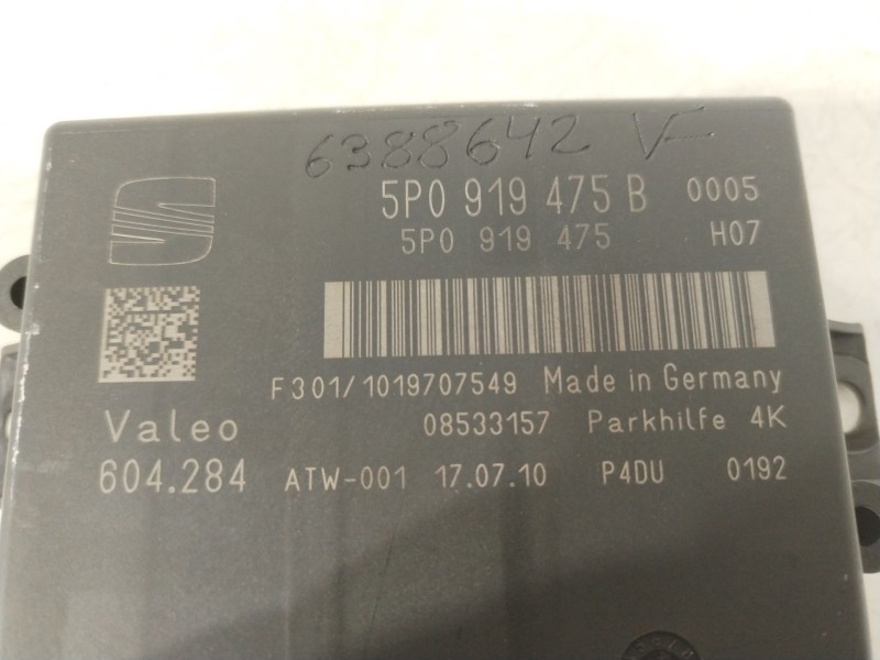 Recambio de modulo confort para seat leon (1p1) 1.6 tdi referencia OEM IAM 5P0919475b  