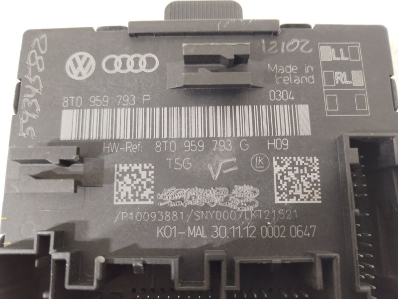 Recambio de modulo electronico para audi a4 b8 (8k2) 2.0 tdi referencia OEM IAM 8T0959793G 8t0959793p 