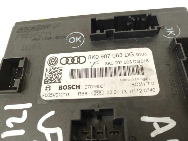 Recambio de modulo electronico para audi a4 b8 (8k2) 2.0 tdi referencia OEM IAM 8K0907063DG 07016001 