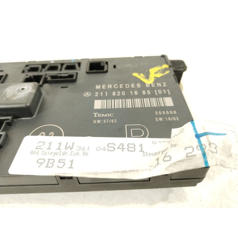 Recambio de modulo electronico para mercedes-benz clase e (w211) e 320 cdi (211.026) referencia OEM IAM 2118201685  
