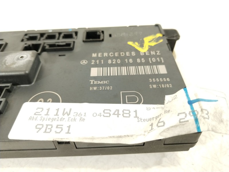 Recambio de modulo electronico para mercedes-benz clase e (w211) e 320 cdi (211.026) referencia OEM IAM 2118201685  