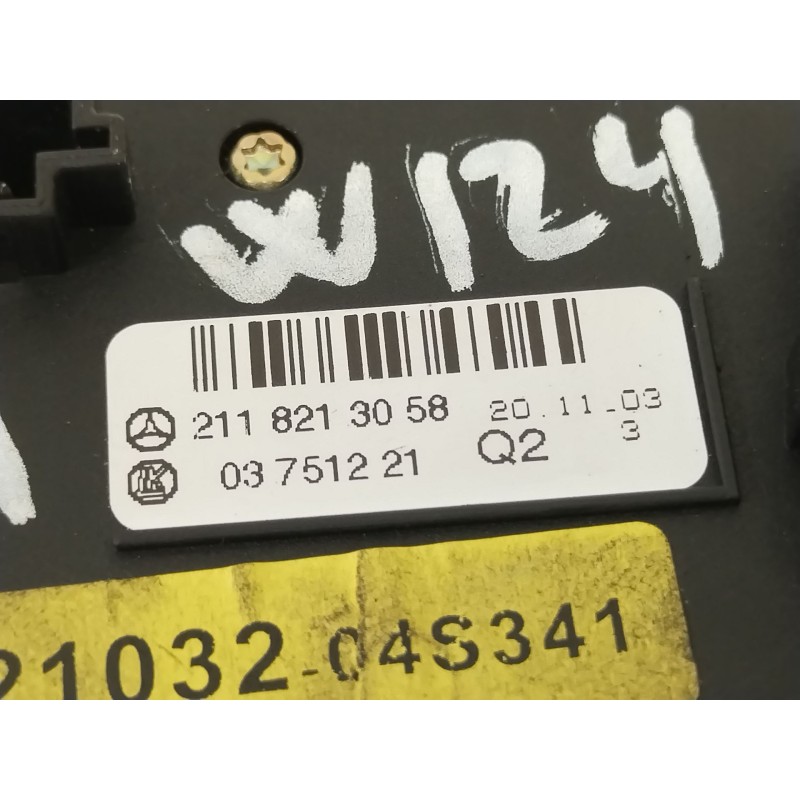 Recambio de interruptor para mercedes-benz clase e (w211) e 320 cdi (211.026) referencia OEM IAM 2118213058  