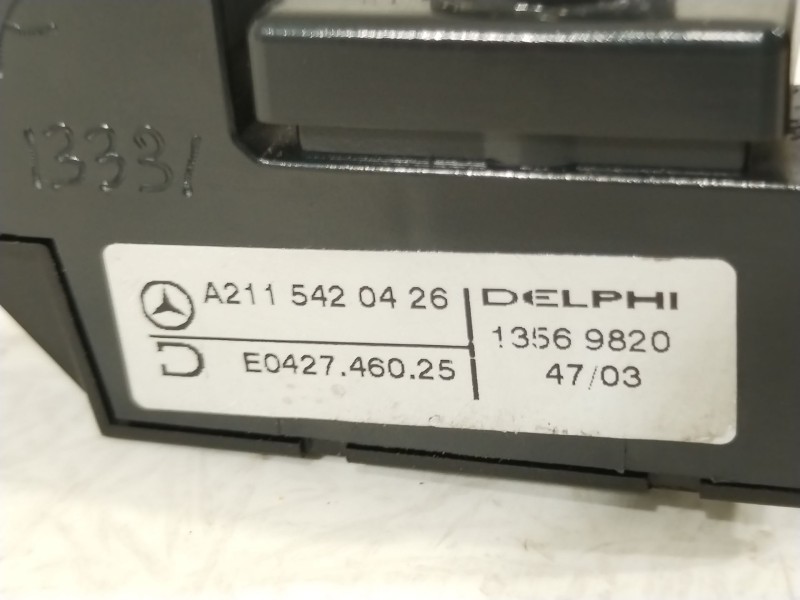 Recambio de interruptor para mercedes-benz clase e (w211) e 320 cdi (211.026) referencia OEM IAM A2115420426  