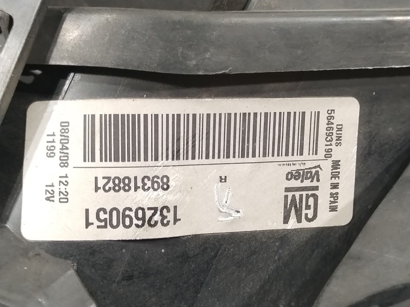 Recambio de piloto trasero derecho para opel corsa d catch me referencia OEM IAM 13269051 89318821 