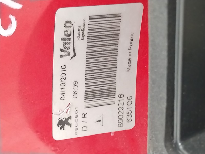 Recambio de piloto trasero derecho para peugeot 307 sw (3h) 1.6 16v referencia OEM IAM 6351Q6 89029216 