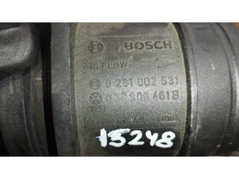 Recambio de caudalimetro para seat ibiza iv sc (6j1, 6p5) 1.4 tdi referencia OEM IAM 038906461B 0281002531 