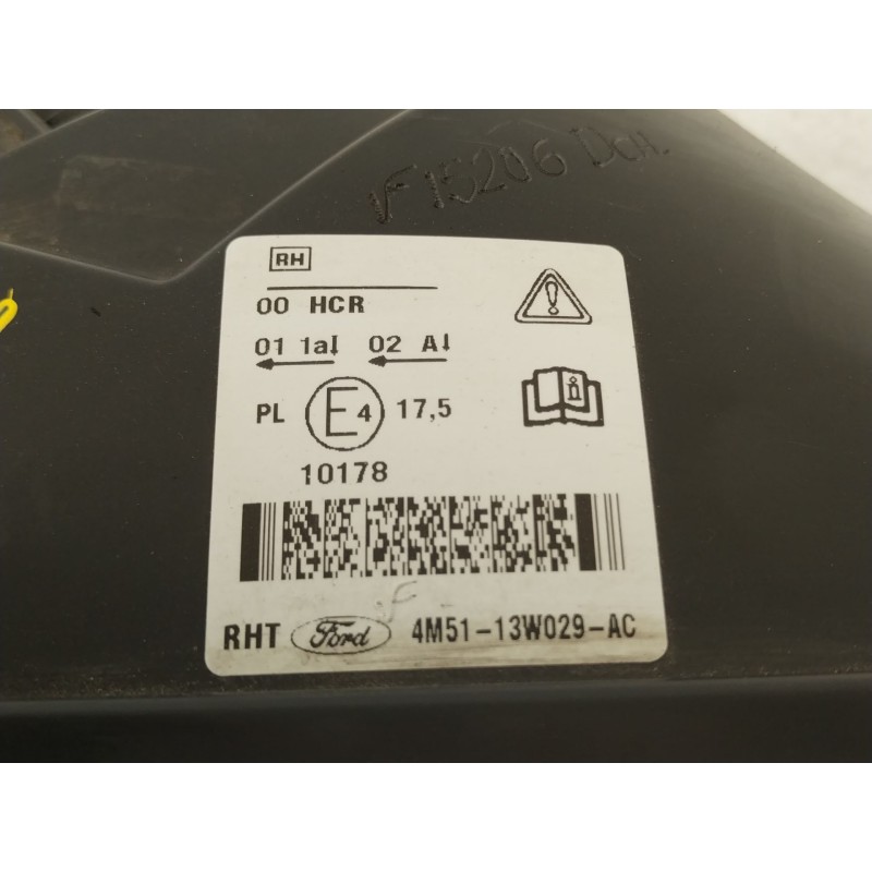 Recambio de faro derecho para ford focus ii sedán (db_, fch, dh) 1.6 tdci referencia OEM IAM 4M5113W029AC  