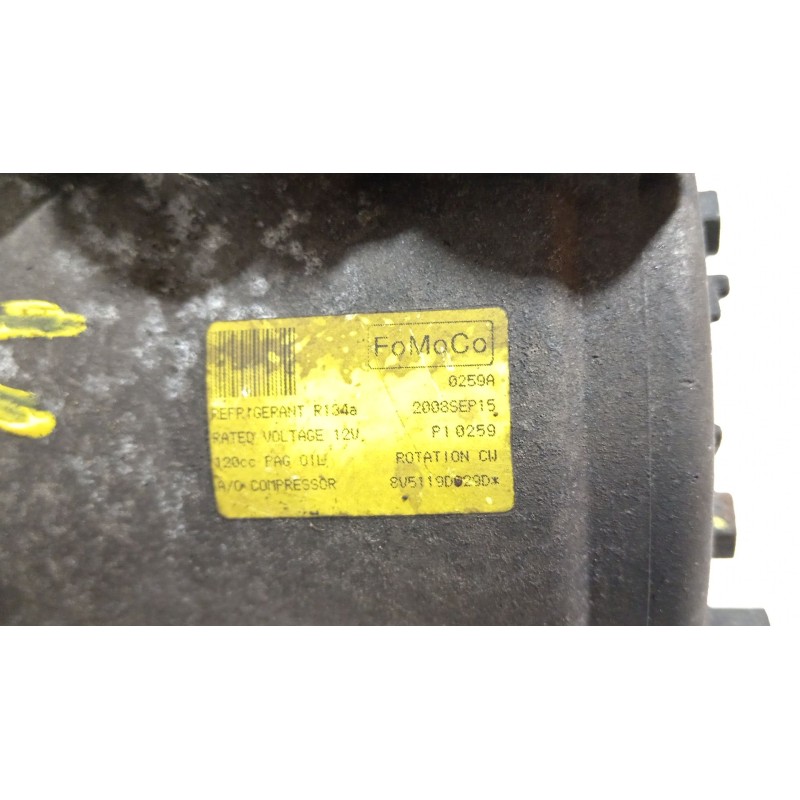 Recambio de compresor aire acondicionado para ford fiesta (cb1) 1.6 tdci cat referencia OEM IAM 8V5119D029D  