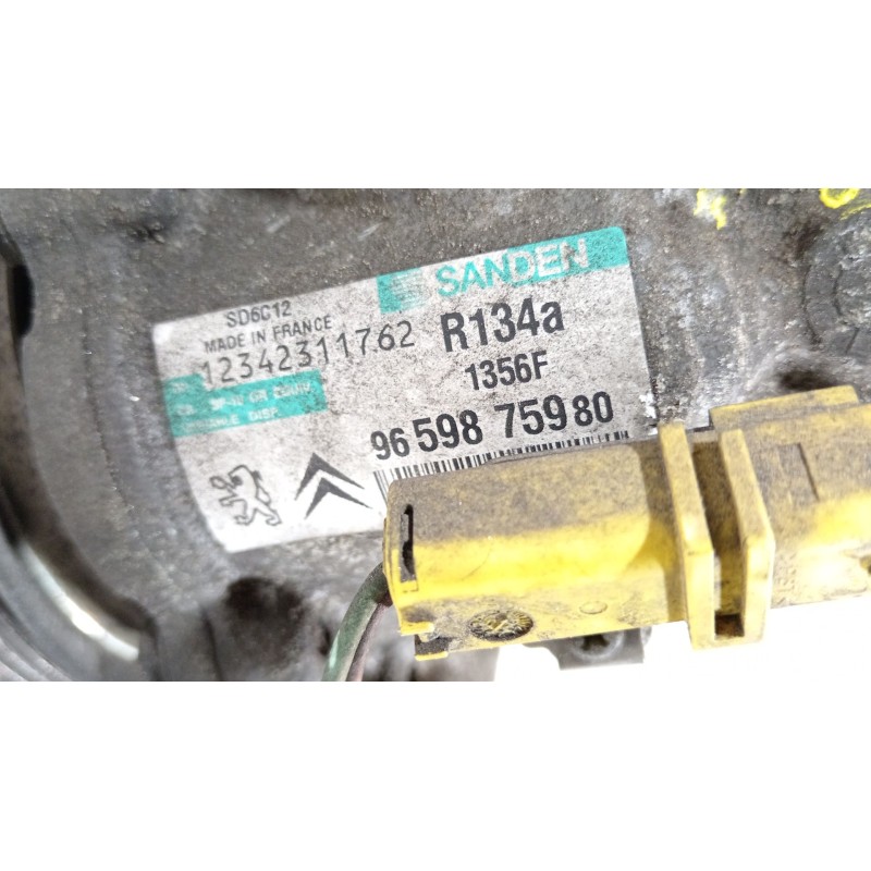 Recambio de compresor aire acondicionado para peugeot 308 2.0 16v hdi fap cat (rhr / dw10bted4) referencia OEM IAM 9659875980  
