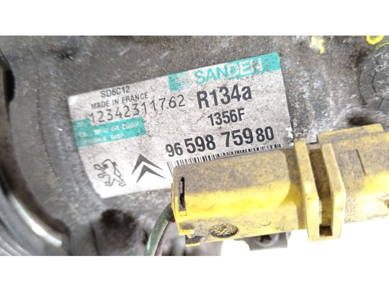 Recambio de compresor aire acondicionado para peugeot 308 2.0 16v hdi fap cat (rhr / dw10bted4) referencia OEM IAM 9659875980  