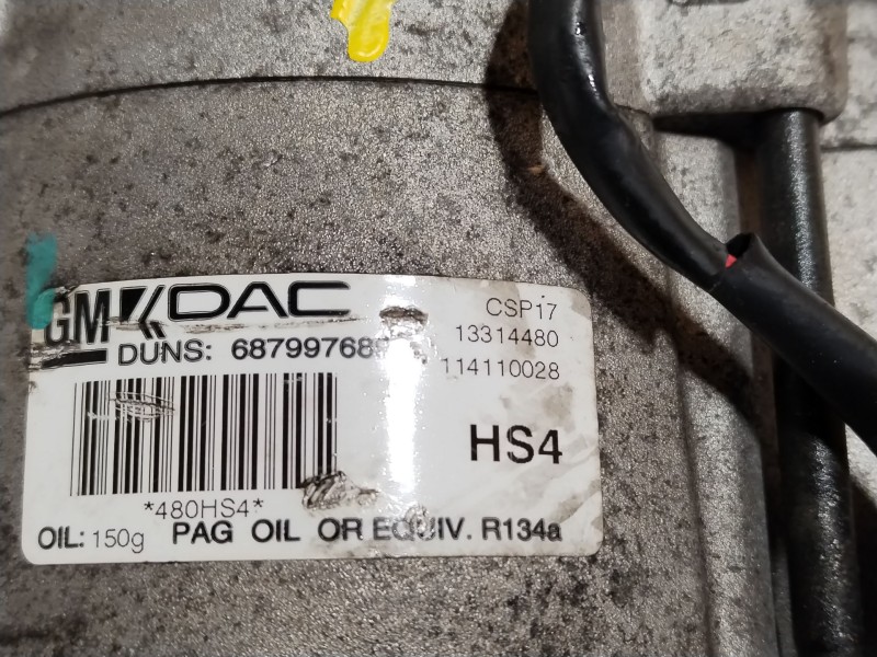 Recambio de compresor aire acondicionado para chevrolet orlando (j309) 2.0 d referencia OEM IAM 13314480  