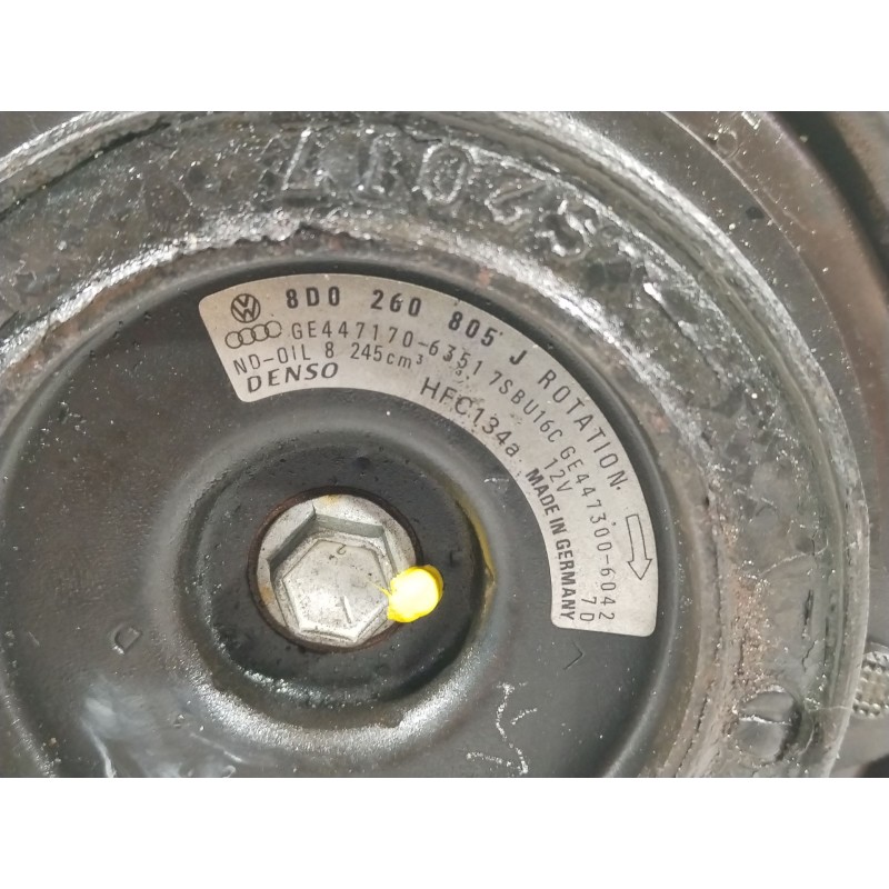 Recambio de compresor aire acondicionado para volkswagen passat b5.5 (3b3) 1.9 tdi referencia OEM IAM 8D0260808  