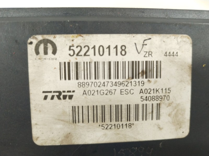 Recambio de abs para jeep renegade suv (bu, b1, bv) 1.0 t-gdi referencia OEM IAM 52210118 6000632111 