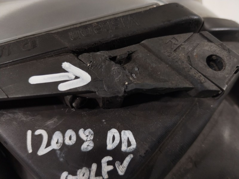 Recambio de faro derecho para volkswagen golf v berlina (1k1) highline referencia OEM IAM 1K6941006M  