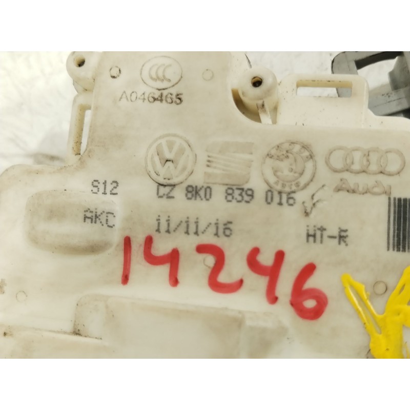 Recambio de cerradura puerta trasera derecha para audi a4 b8 avant (8k5) 2.0 tdi referencia OEM IAM 8K0839016  