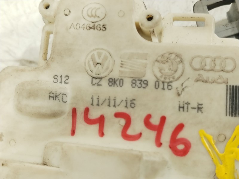 Recambio de cerradura puerta trasera derecha para audi a4 b8 avant (8k5) 2.0 tdi referencia OEM IAM 8K0839016  