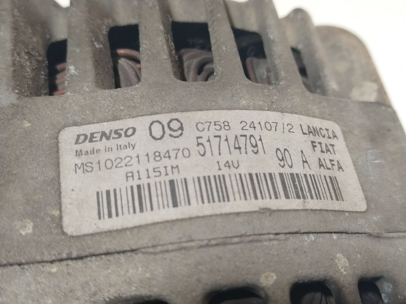 Recambio de alternador para fiat 500 (312_) 1.4 (312axc1b, 312cxc1b) referencia OEM IAM 51714791  