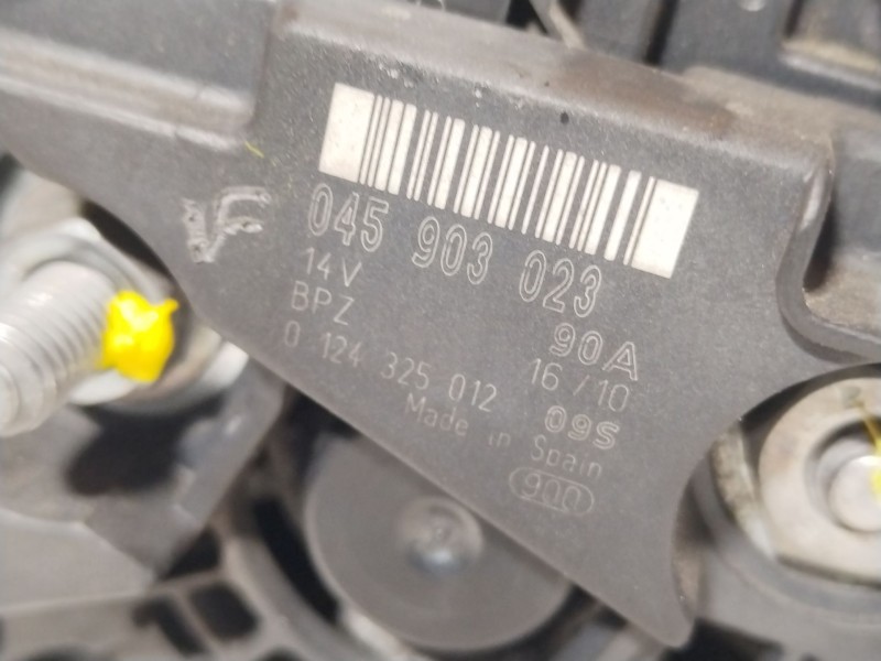 Recambio de alternador para seat ibiza iv sc (6j1, 6p5) 1.4 tdi referencia OEM IAM 045903023 0124325012 