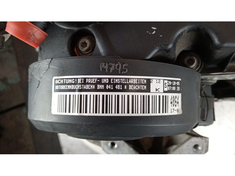 Recambio de motor completo para volkswagen polo iv (9n_, 9a_) 1.4 tdi referencia OEM IAM BNM  
