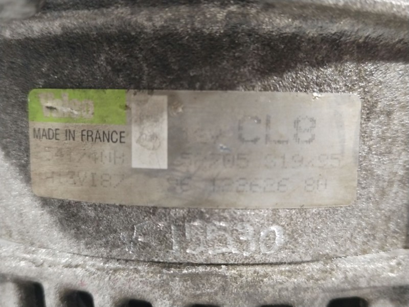 Recambio de alternador para citroën zx (n2) 1.9 dt referencia OEM IAM 9612262680  