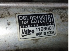 Recambio de motor arranque para chevrolet orlando lt referencia OEM IAM 25183761  1196601 2