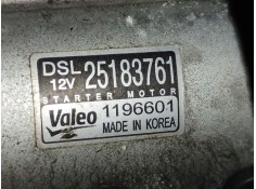 Recambio de motor arranque para chevrolet orlando (j309) 2.0 d referencia OEM IAM 25183761  1196601 2