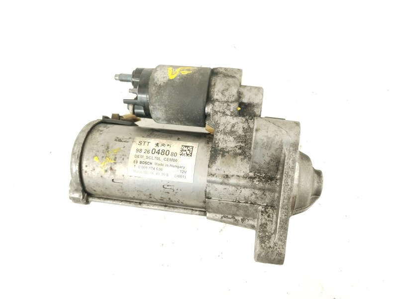 Recambio de motor arranque para peugeot boxer furgoneta 2.2 bluehdi 140 referencia OEM IAM 9826048080 0001174636 