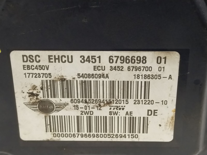 Recambio de abs para mini mini (r56) cooper s referencia OEM IAM 34516796698  