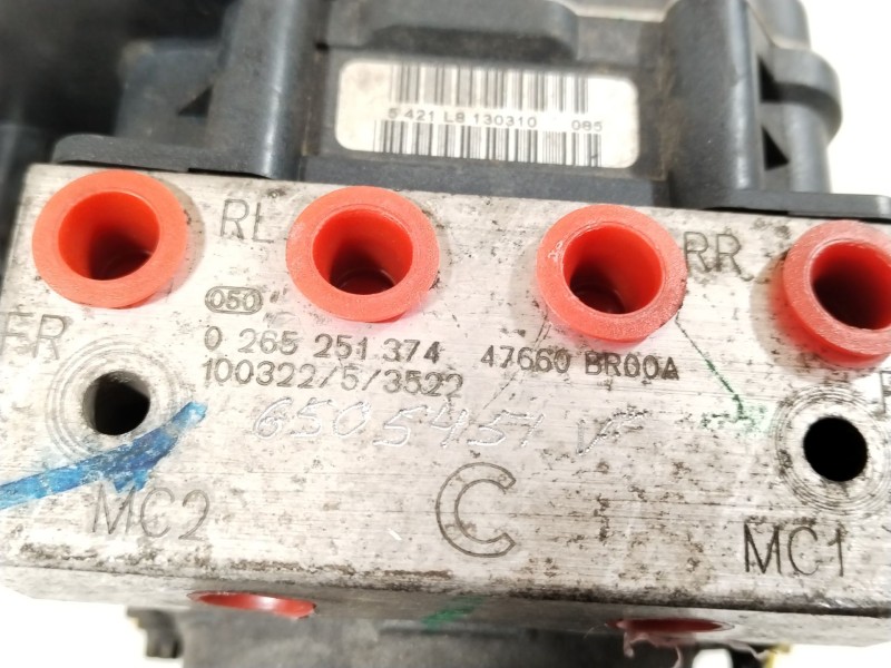 Recambio de abs para nissan qashqai i (j10, nj10) 2.0 dci referencia OEM IAM 47660BR00A 0265251374 