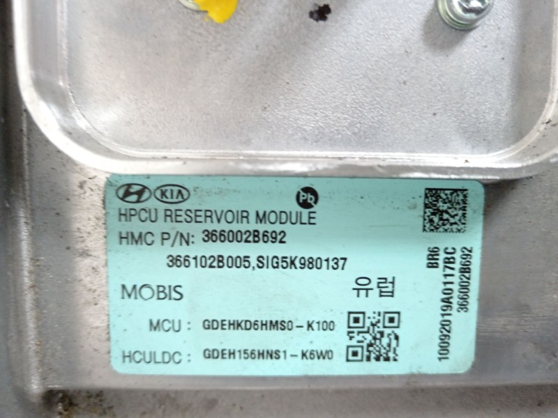 Recambio de convertidor potencia para kia niro (de) 1.6 gdi hybrid referencia OEM IAM 366002B692  