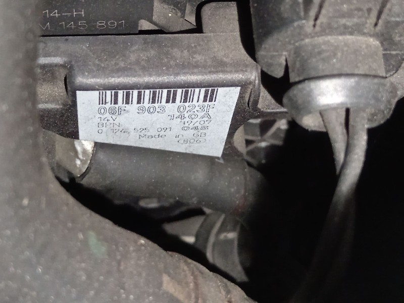 Recambio de alternador para seat leon (1p1) 2.0 tdi 16v referencia OEM IAM 06F903023F 0124525091 