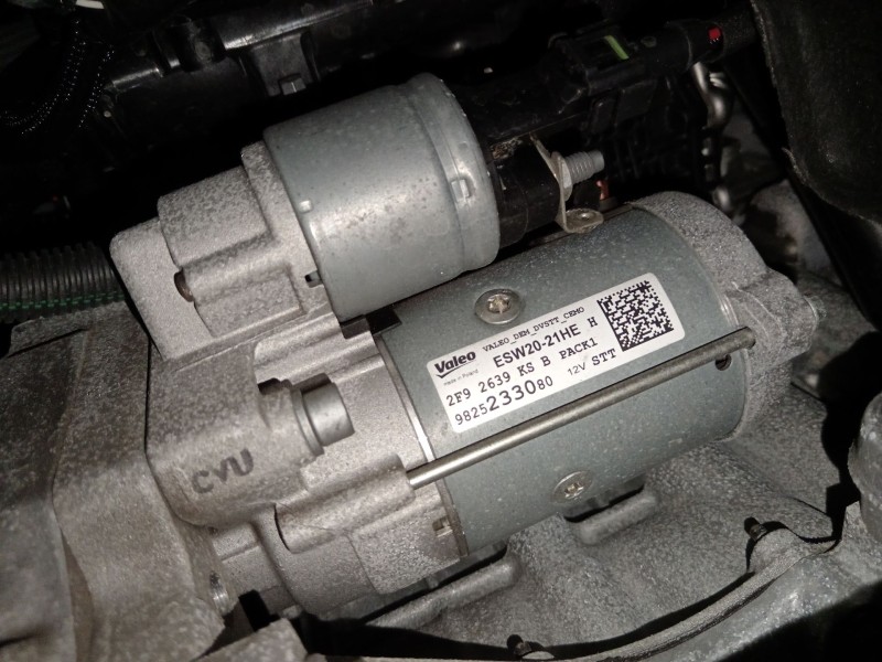 Recambio de motor arranque para peugeot 2008 i (cu_) 1.5 bluehdi 120 referencia OEM IAM 9825233080 ESW2021HE 