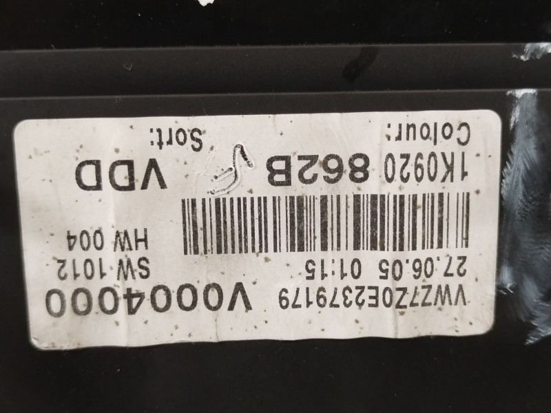Recambio de cuadro instrumentos para volkswagen golf v (1k1) 1.9 tdi referencia OEM IAM 1K0920862B A2C53023102 