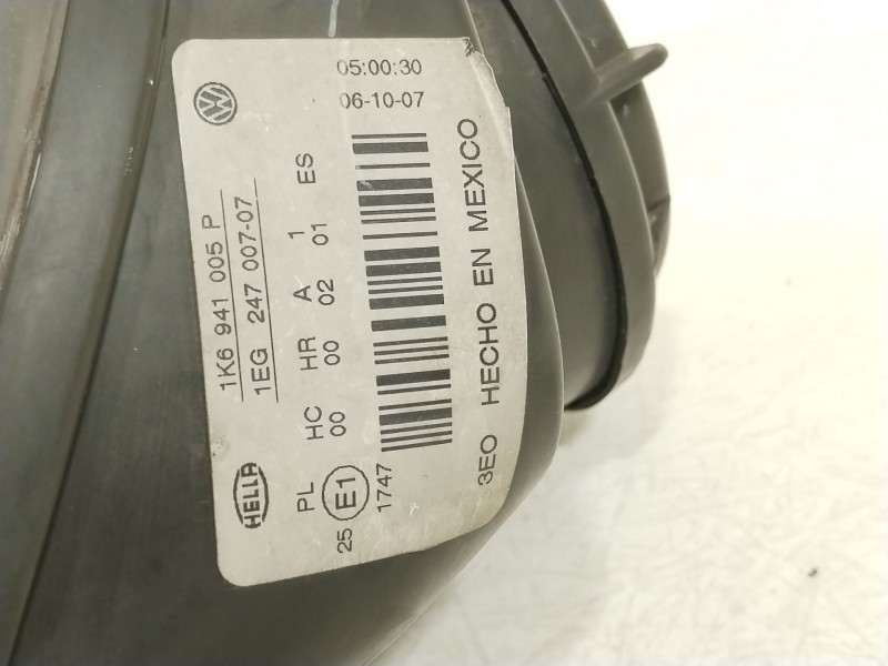 Recambio de faro izquierdo para volkswagen golf v variant (1k5) 1.9 tdi referencia OEM IAM 1K6941005P 1EG24700707 