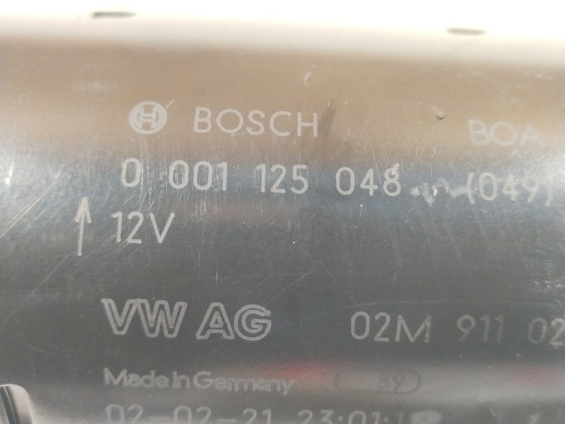Recambio de motor arranque para volkswagen golf iv (1j1) 1.9 tdi referencia OEM IAM 02M911023F  