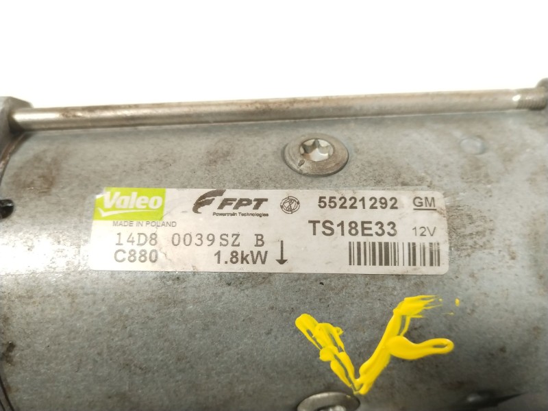 Recambio de motor arranque para opel corsa d catch me referencia OEM IAM 55221292  