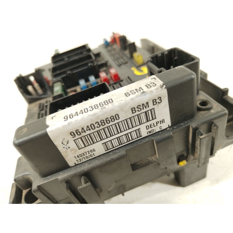 Recambio de caja reles / fusibles para peugeot 206 hatchback (2a/c) 1.9 d referencia OEM IAM 9644038680 BSMB3 