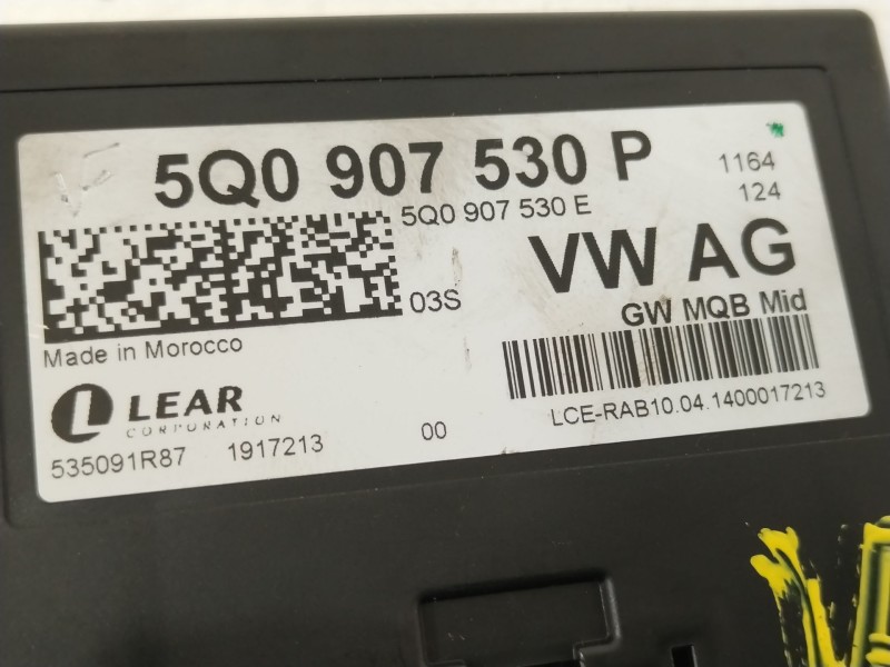 Recambio de modulo electronico para seat leon (5f1) i-tech referencia OEM IAM 5Q0907530P 535091R87 5Q0907530E