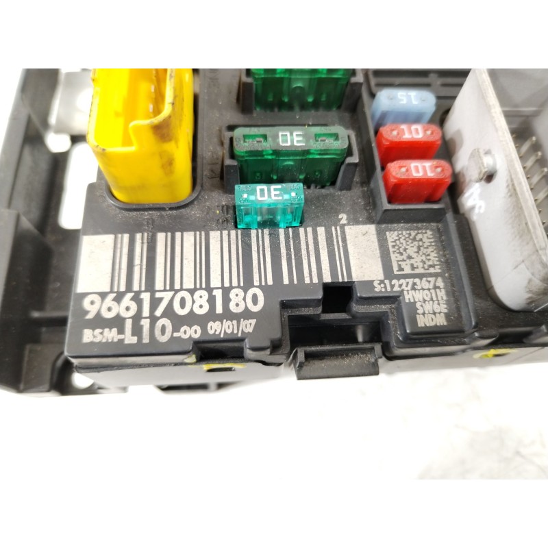 Recambio de caja reles / fusibles para peugeot 207/207+ (wa_, wc_) 1.6 hdi referencia OEM IAM 9661708180 BSML1000 
