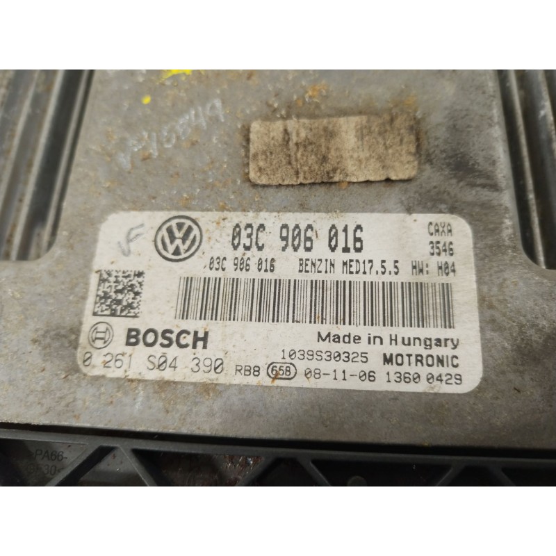 Recambio de centralita motor uce para volkswagen golf vi (5k1) 1.4 tsi referencia OEM IAM 03C906016 0261S04390 