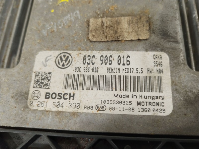 Recambio de centralita motor uce para volkswagen golf vi (5k1) 1.4 tsi referencia OEM IAM 03C906016 0261S04390 
