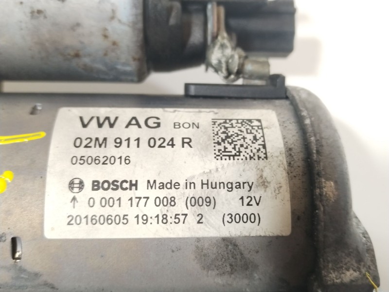 Recambio de motor arranque para seat ibiza iv (6j5, 6p1) 1.2 tsi referencia OEM IAM 02M911024R  