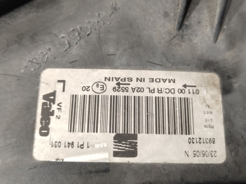 Recambio de faro izquierdo para seat leon (1p1) 2.0 tdi 16v referencia OEM IAM 1P1941031 1P1941039 89312130