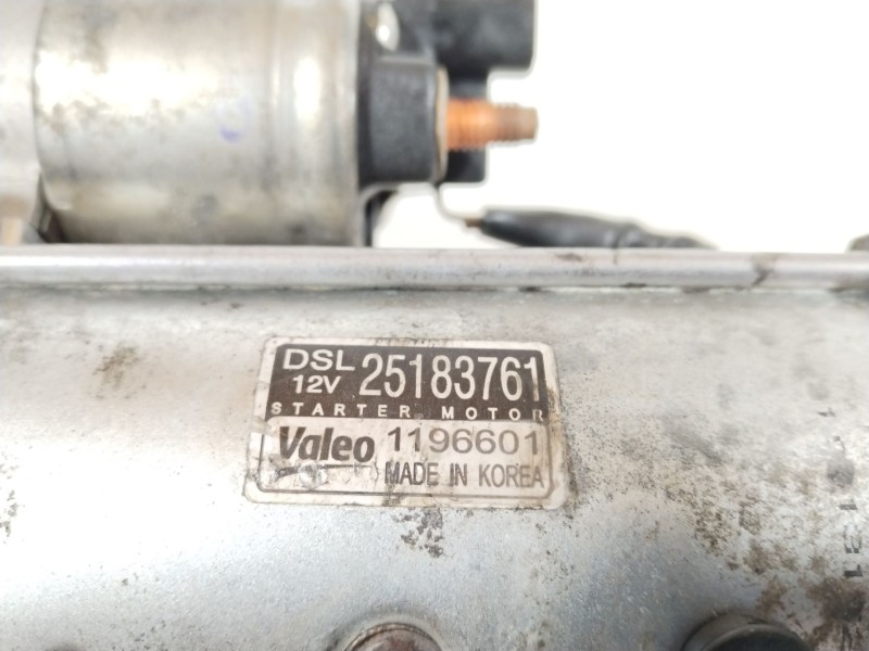 Recambio de motor arranque para chevrolet orlando (j309) 2.0 d referencia OEM IAM 25183761  1196601