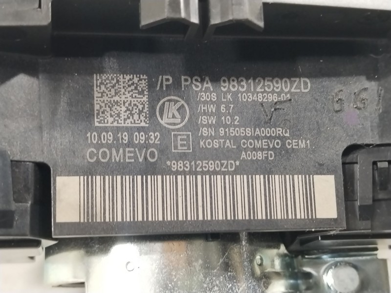 Recambio de mando luces para citroën c3 iii (sx) 1.2 puretech 82 referencia OEM IAM 98312590ZD  