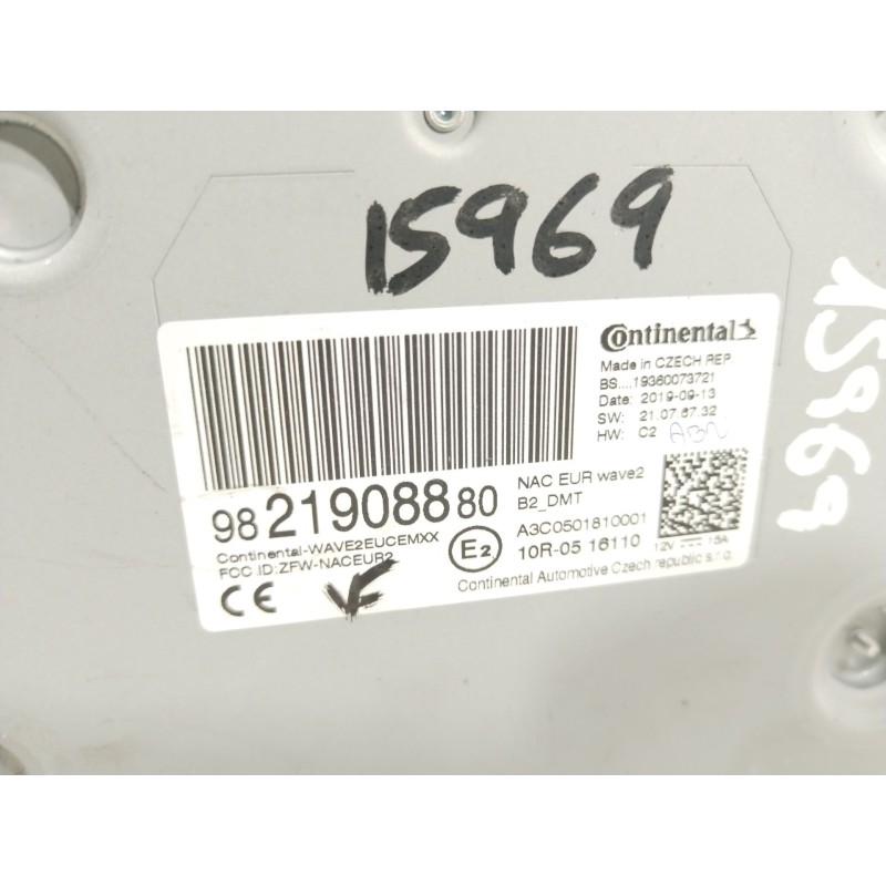 Recambio de sistema navegacion gps para citroën c3 iii (sx) 1.2 puretech 82 referencia OEM IAM 9821908880  