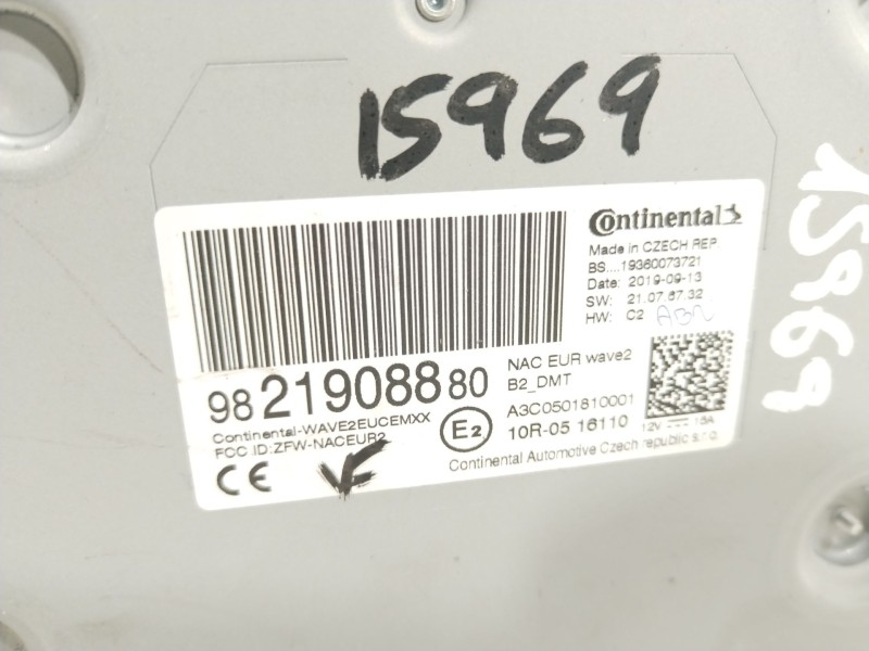 Recambio de sistema navegacion gps para citroën c3 iii (sx) 1.2 puretech 82 referencia OEM IAM 9821908880  